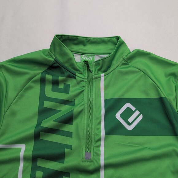 Crivit Women's Green Short Sleeve Cycling Jersey M - Picture 5 of 8